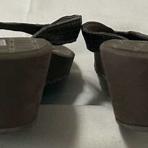 Clark's Collection - Women’s Brown Flip Flop Sandals - Picture 2 of 5